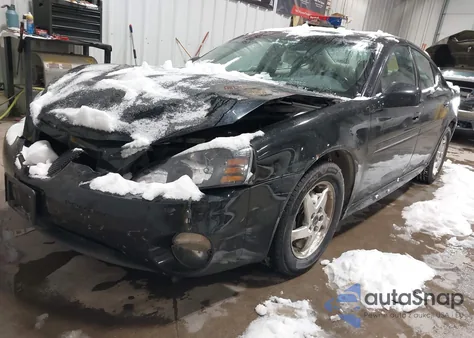 2004 Pontiac Grand Prix Gt2 from USA, damaged, VIN 2G2WS542641205866